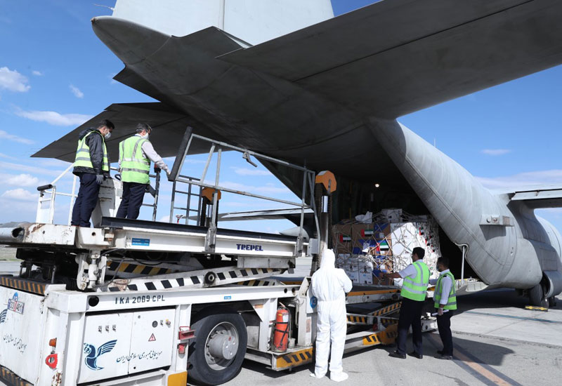 UAE aid plane to Iran