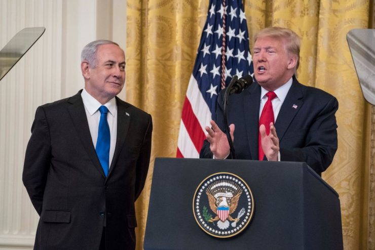 President Trump Meets With Israeli PM Netanyahu At The White House