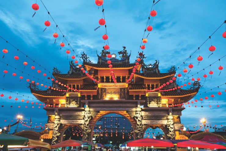 The Nine Emperor Gods Temple in Penang