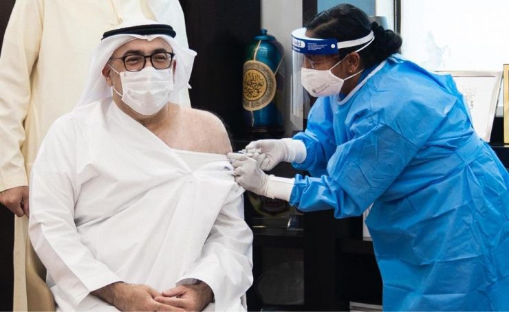 UAE health minister vaccine