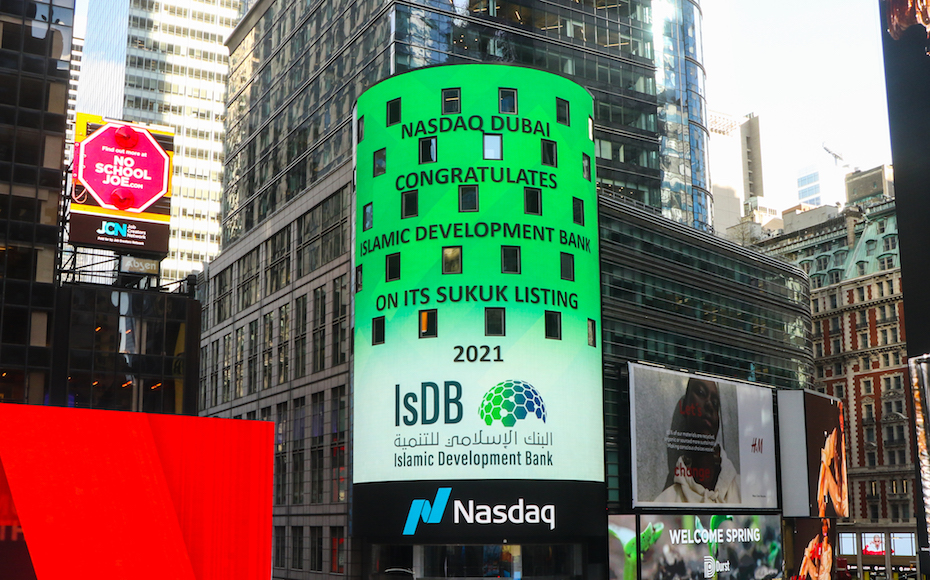 Islamic Development Bank sukuk Nasdaq Dubai