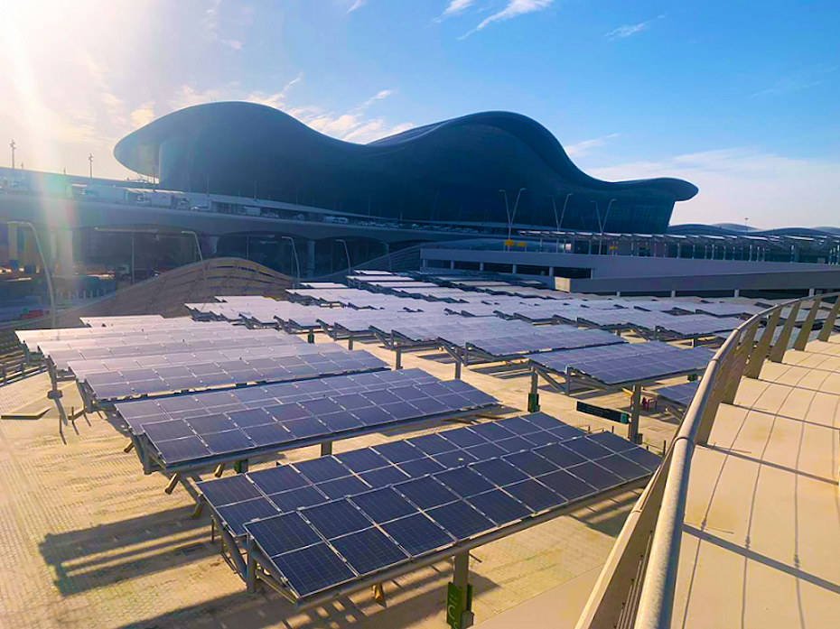 Abu Dhabi solar car park