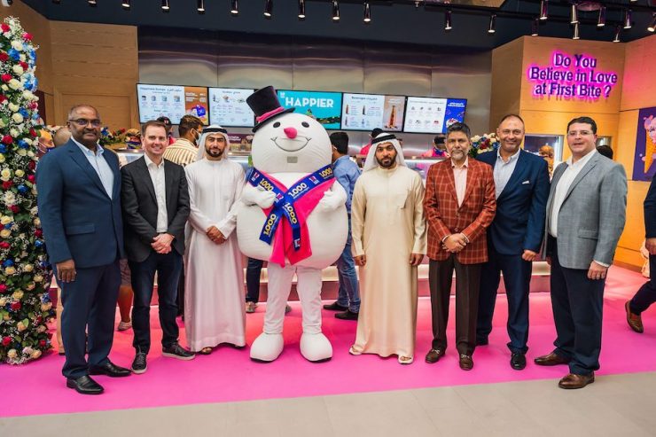 Baskin Robbins celebrated the opening of its 1000th store at the Dubai Hills Mall on Thursday March 10, 2022 (Photo by Neeraj Murali)