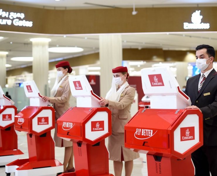 Emirates mobile check-in ports