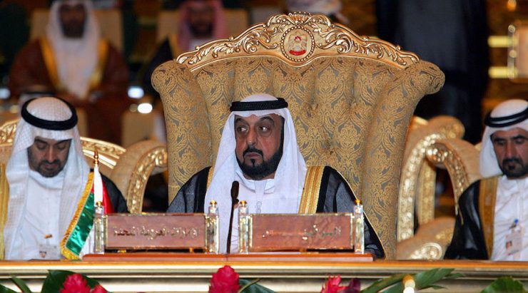 UAE President Sheikh Khalifa bin Zayed al Nahyan
