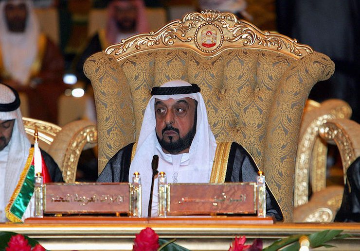 UAE President Sheikh Khalifa bin Zayed al Nahyan