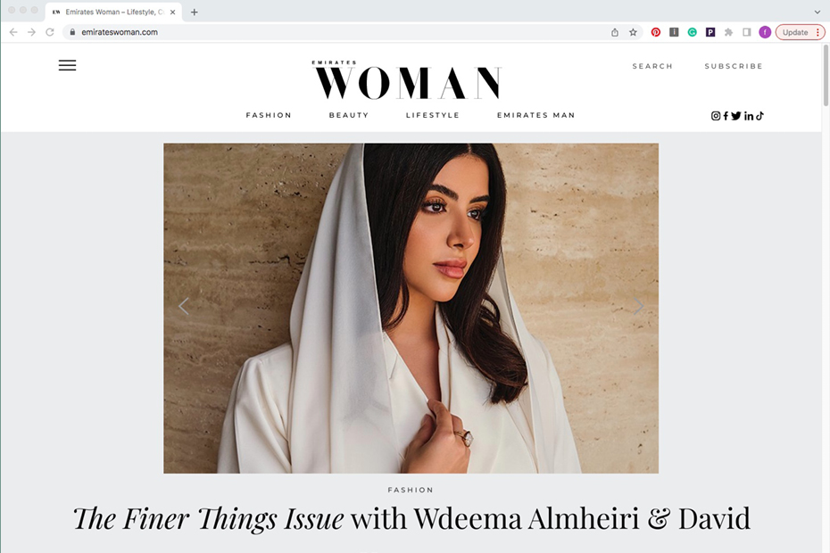 emirates woman website