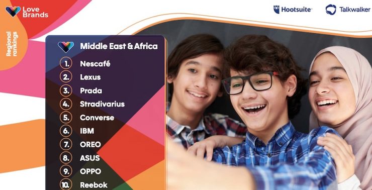 Brand Love 2022 Middle East's most loved brands