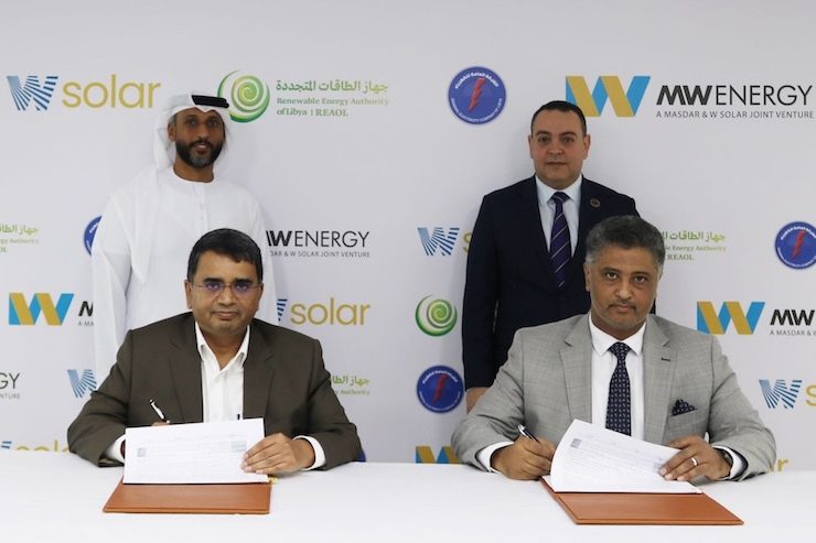 W Solar Libya mou investment in renewable energy sector
