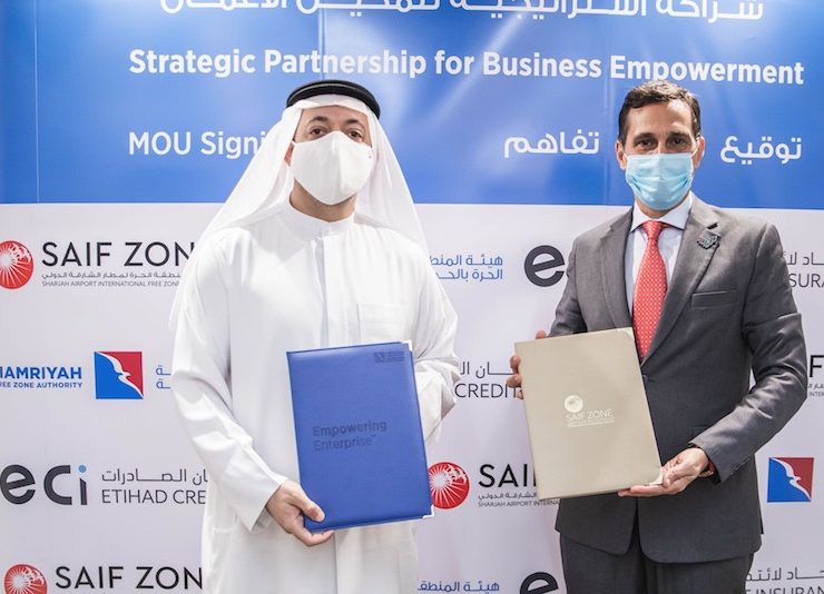 ECI SAif Zone sign agreement