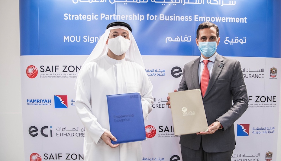 ECI SAif Zone sign agreement