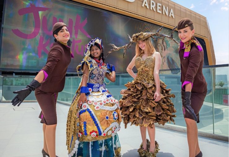 Etihad and Junk Kouture partner