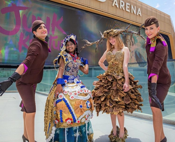 Etihad and Junk Kouture partner