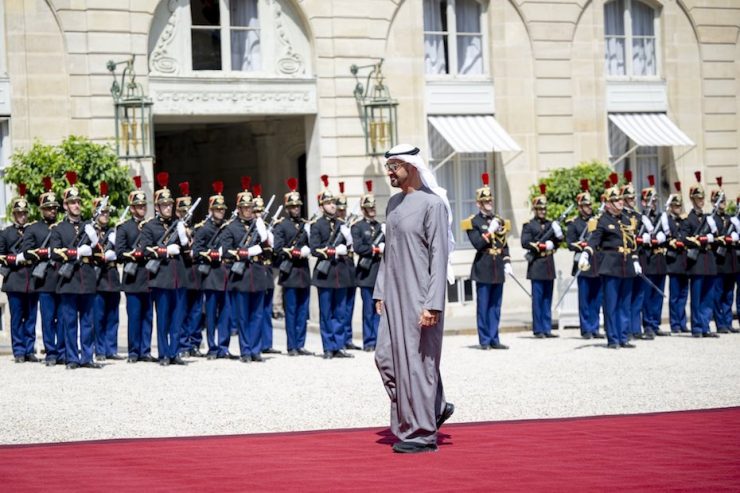 UAE President in France, sings deals, agreements, MoU's