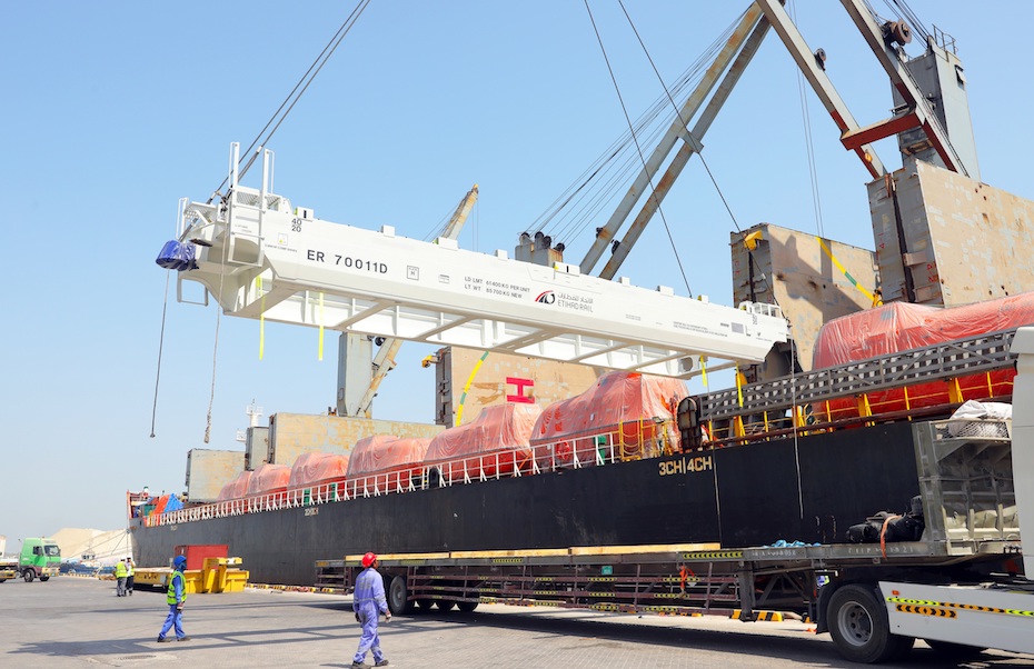 Etihad Rail new wagons fleet being offloaded