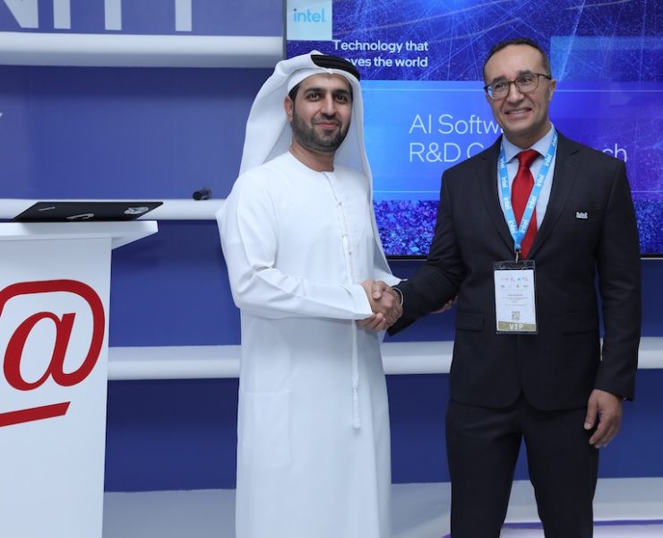 Dubai Internet City-Intel: Ammar Al Malik, Executive Vice President, TECOM Group and Taha Khalifa, Country Manager GCC, CCG Director EMEA, Intel