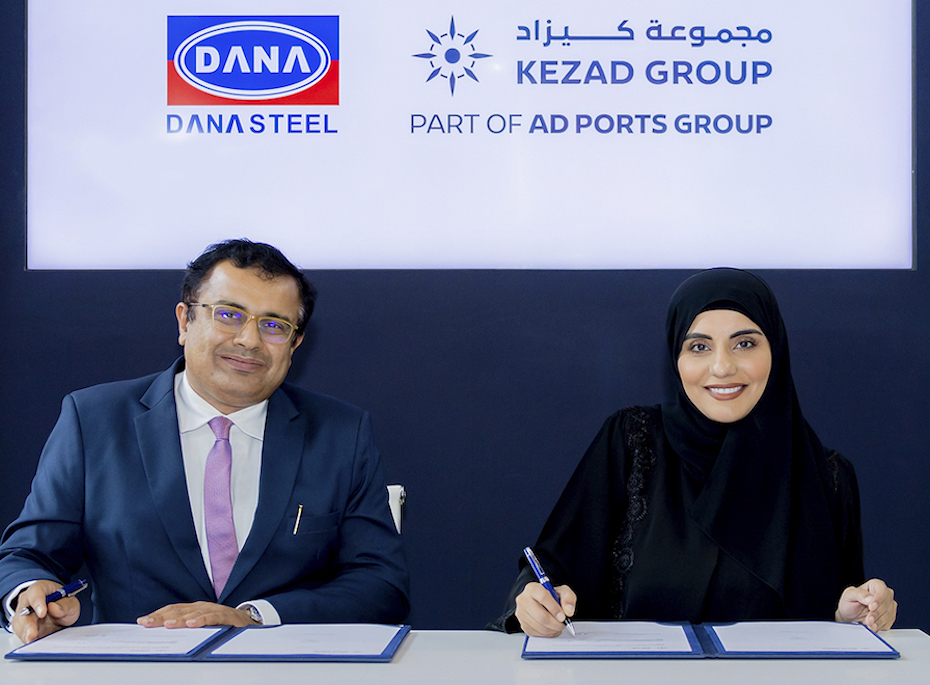 Dana Steel Kezad sign agreement