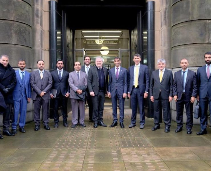 UAE delegation visits Scotland to discuss renewable energy and advanced technology projects