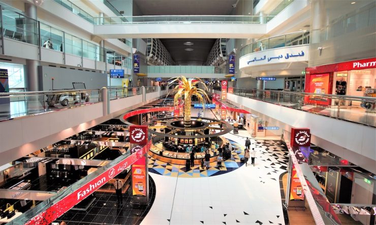 Dubai Duty Free shopping complex in Concourse C