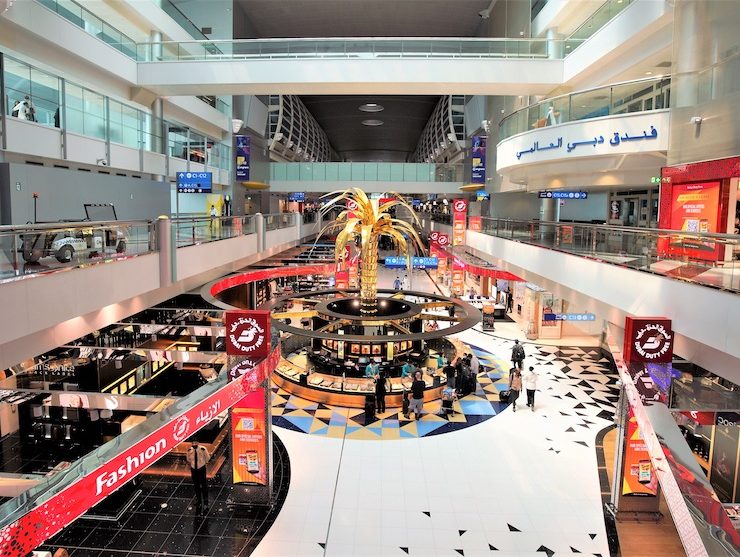 Dubai Duty Free shopping complex in Concourse C