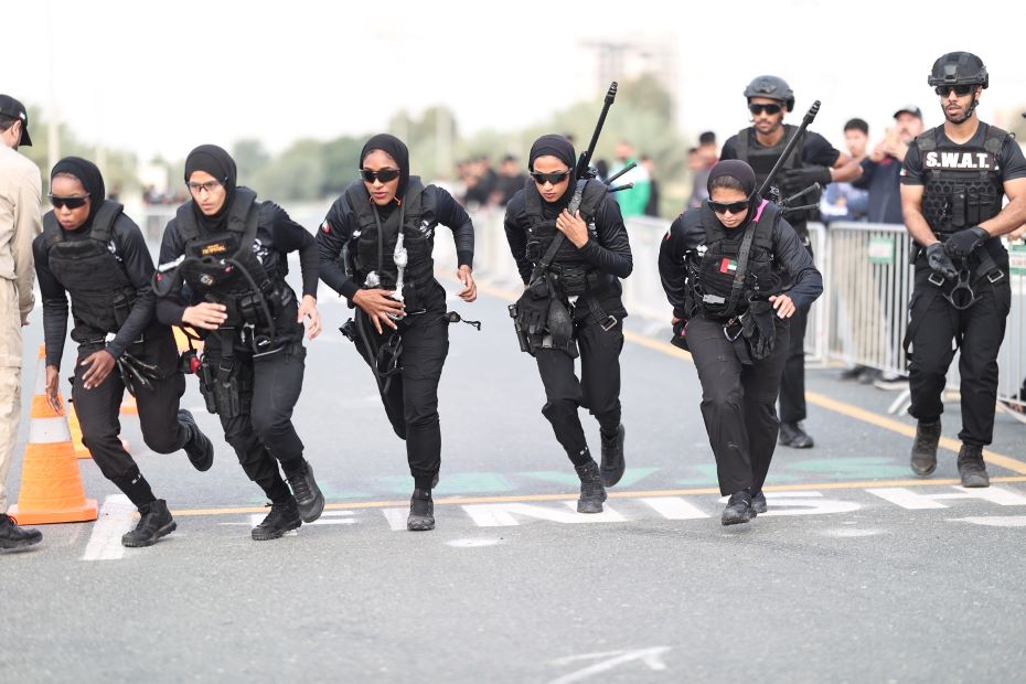 Dubai Police's first all-women SWAT team photo courtesy Dubai Police_facebook