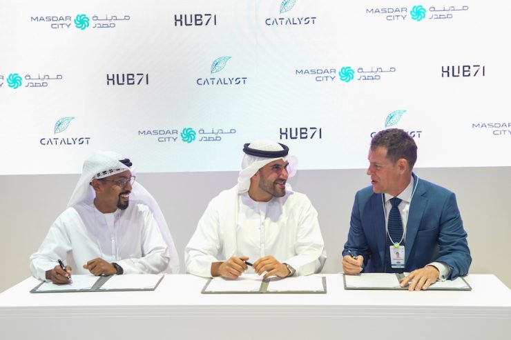 Hub71 is Masdar City's official startup ecosystem partner