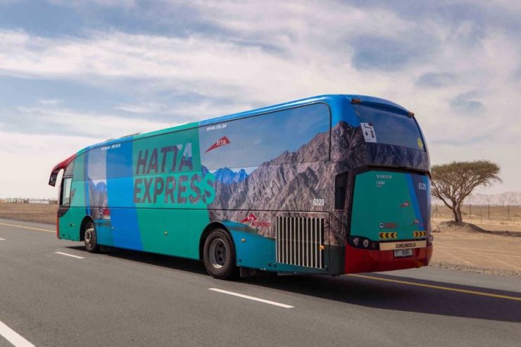 RTA bus service between Dubai and Hatta