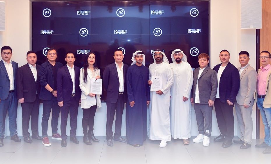 SAWA Group and AD Gaming sign agreement photo courtesy AD Gaming twitter