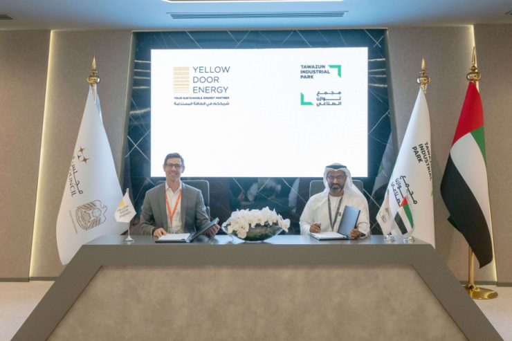 Tawazun Industrial Park, Yellow Door Energy pact