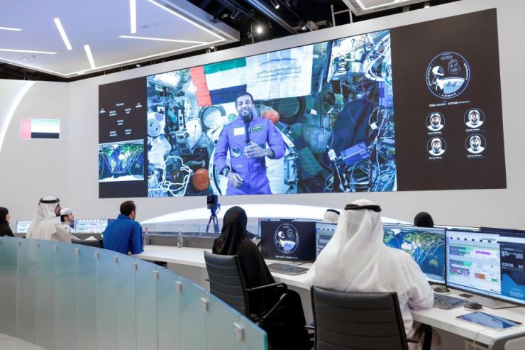UAE astronaut Sultan Al Neyadi converses with Sheikh Mohammed from space