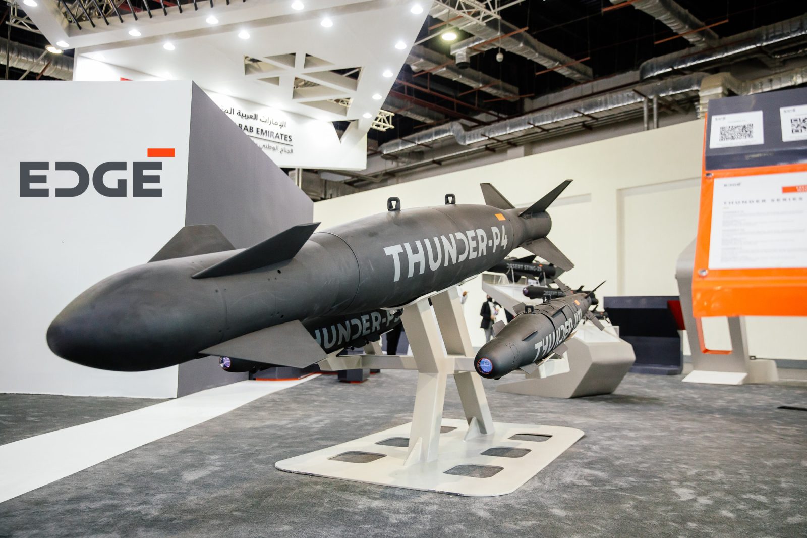 EDGE weapons on display