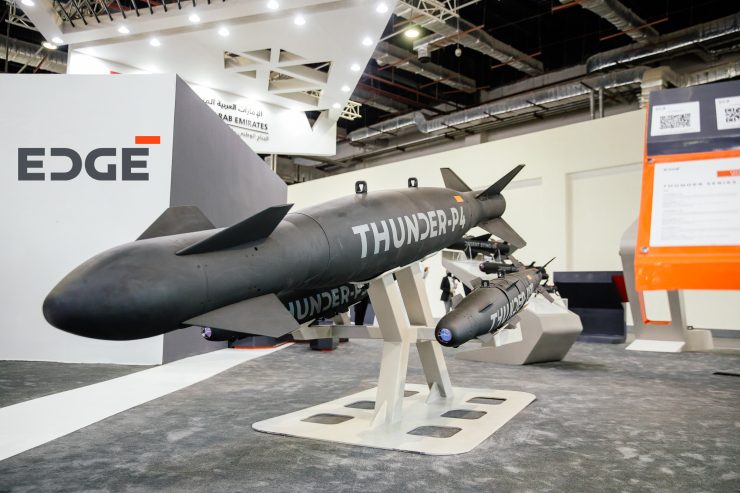 EDGE weapons on display