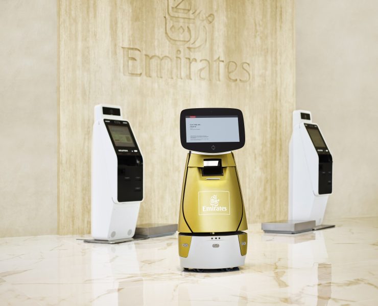 Emirates check-in robot