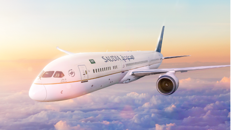 SAUDIA B787-9 (Image: Supplied by Gatwick Airport comms)