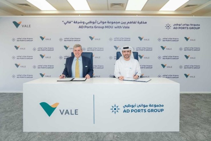 AD Ports Group, Vale to jointly develop low-carbon mega hub for steel industry photo WAM AD Ports