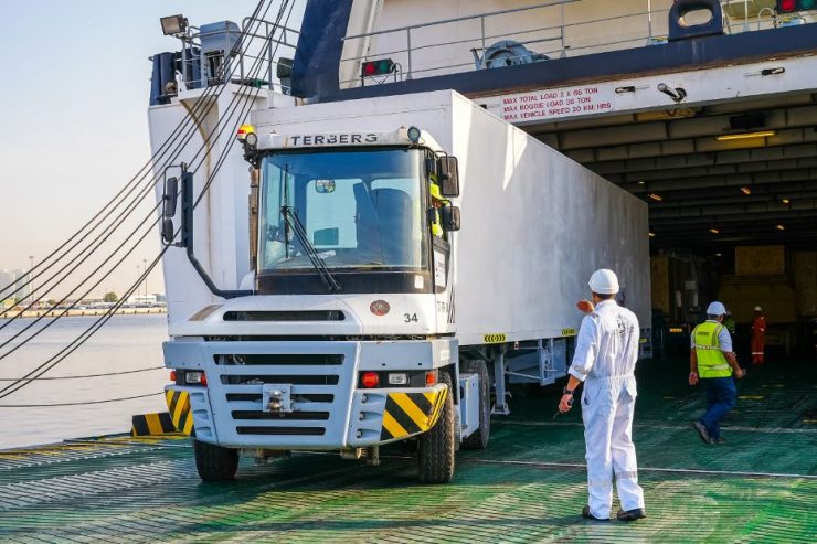 DP World starts freight service Photo courtesy WAM