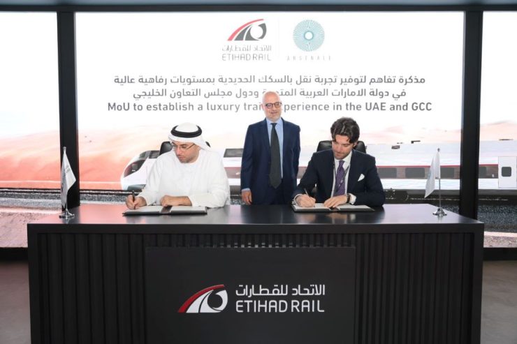 Etihad rail Arsenale sign Mou for luxury train cruise