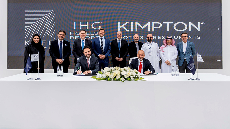 Kimpton Riyadh Saudi Arabia signing ceremony (Image: Supplied by IH Hotels and Resorts)