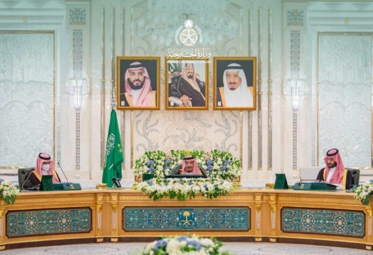 King Salman and Prince Mohammad bin Salman invite members to the 32nd Arab League Summit. Image Credit: Saudi Arabia's MOFA