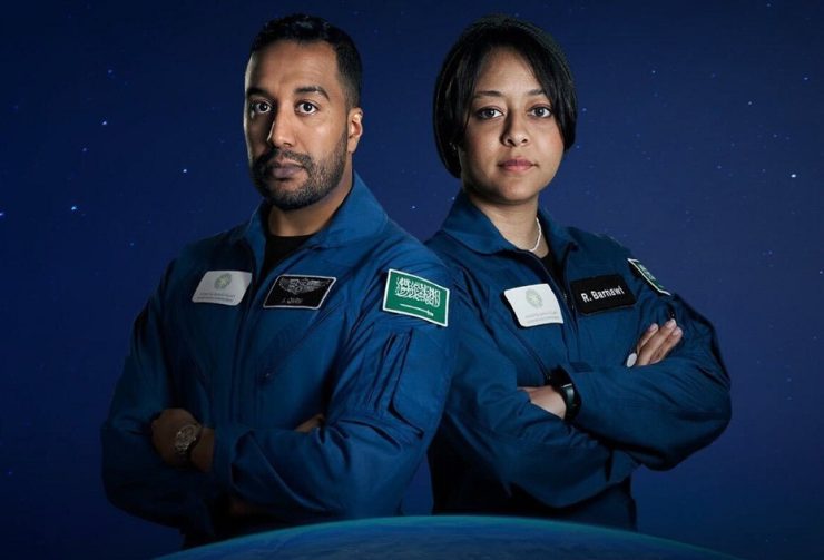 Saudi astronauts head to International Space Station. Image Credit: UAE Space Station