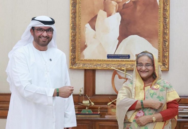 Bangladesh PM with Dr Sultan Al Jaber