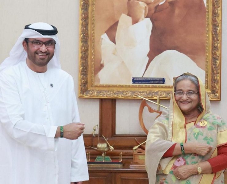 Bangladesh PM with Dr Sultan Al Jaber