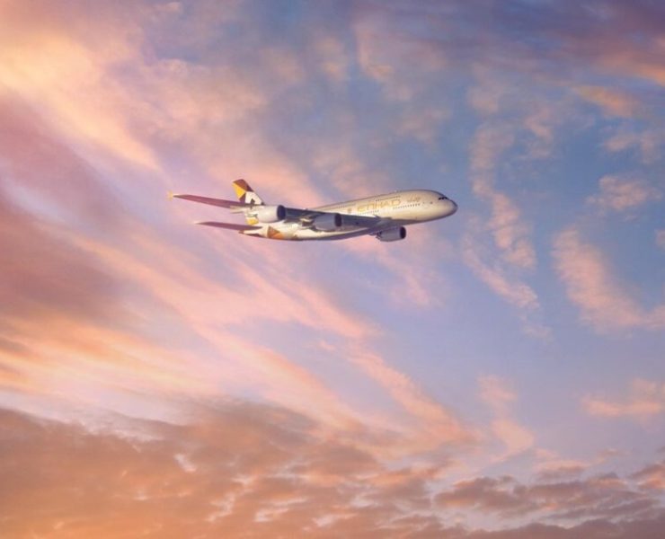 Etihad A380-Abu Dhabi to London