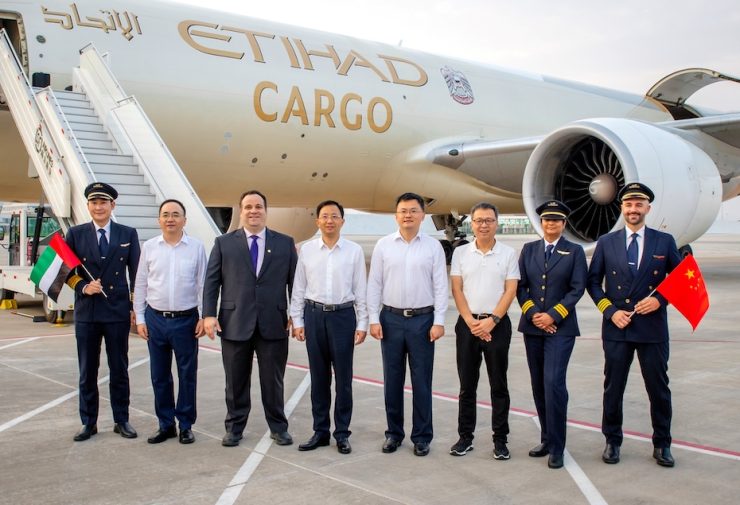 Etihad Cargo_Inaugural EHU Flight_