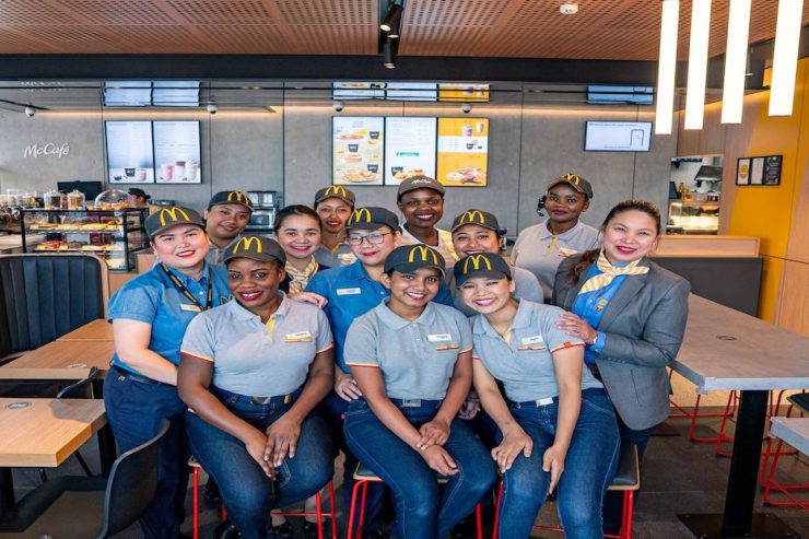 McDonald's UAE Umm Suqeim All-female Team at restaurant launch Image McDonald's UAE