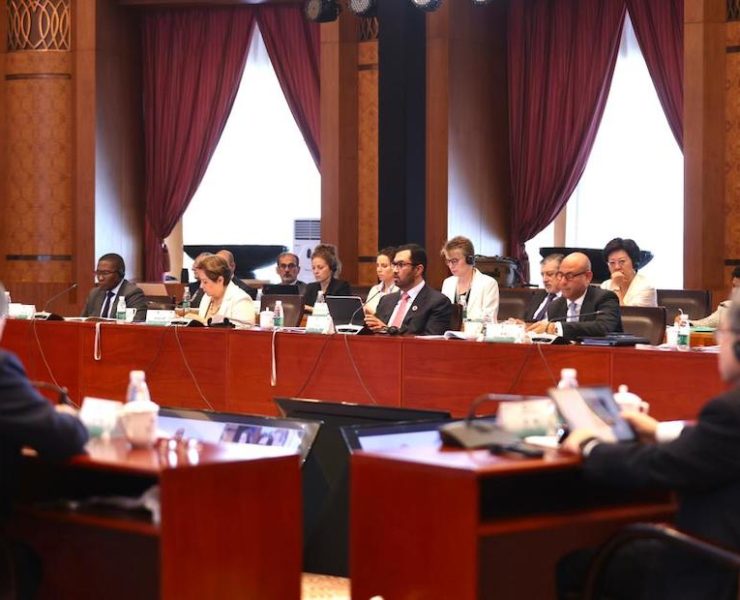 Global Stocktake call to action _ COP28 President-Designate, Dr. Sultan Al Jaber, was in Beijing to attend Friends of the Paris Agreement High-Level Dialogue meeting