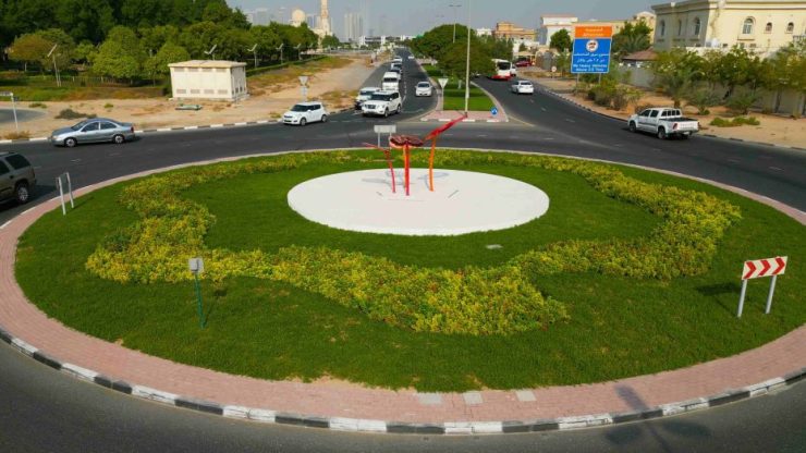 Dubai Municipality completes beautification of four roundabouts Image Dubai Media Office