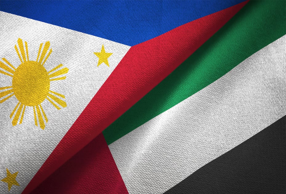United Arab Emirates and Philippines flag Image Getty Images