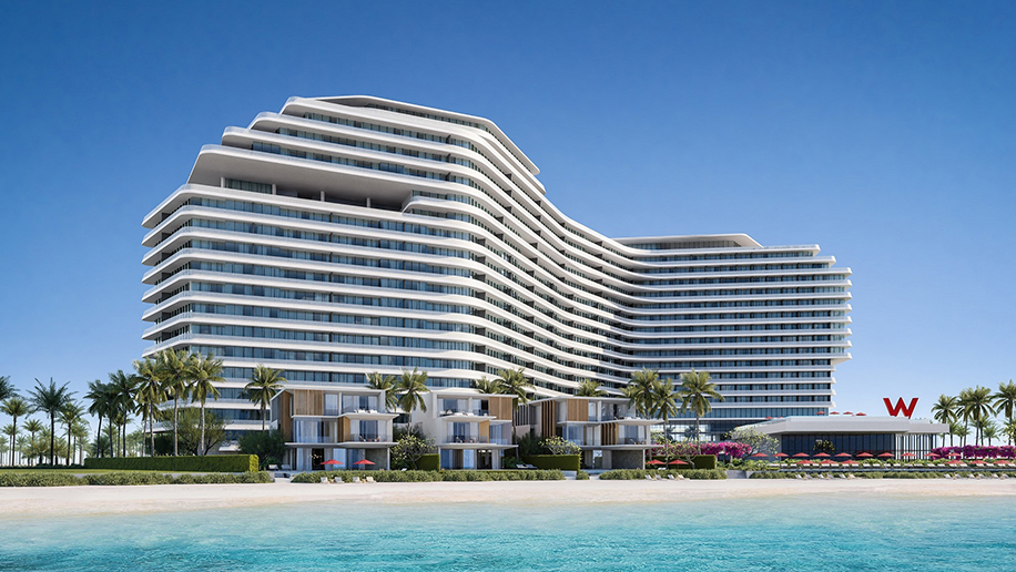 W Al Marjan Island will feature 300 rooms (Image: Supplied by Marjan)