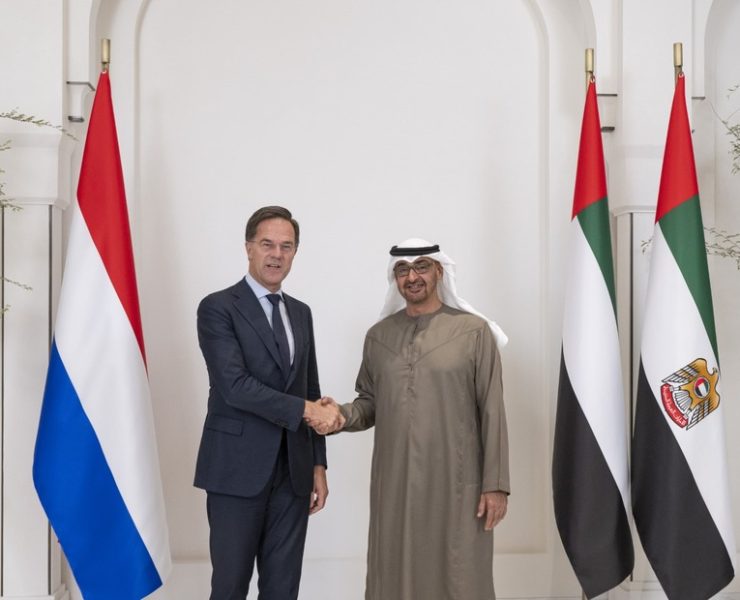 UAE President meets Netherlands PM Rutte